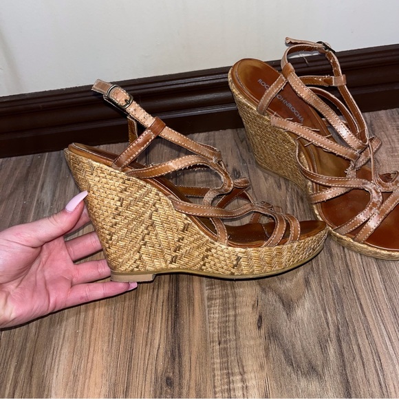 Rocha Johnrocha strappy woven wedges - Picture 1 of 8